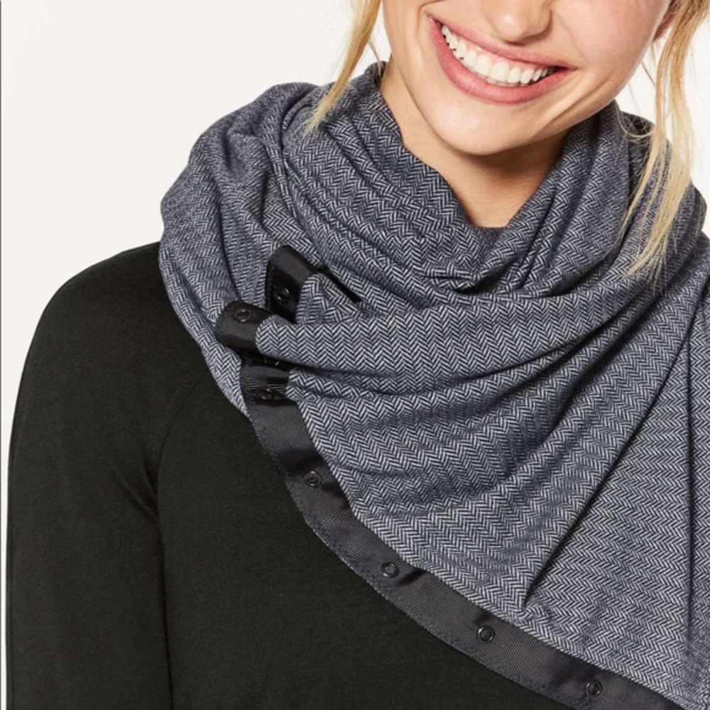 Lululemon Gray Herringbone Vinyasa